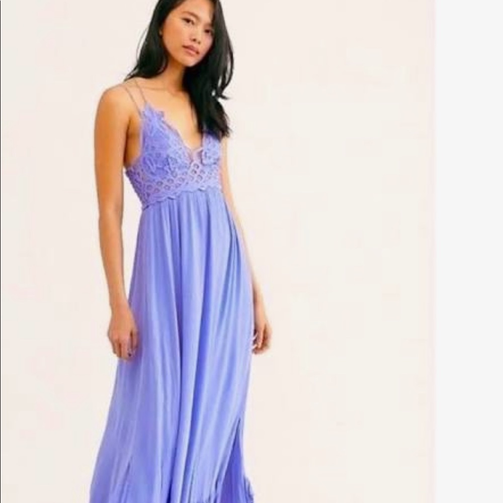 Free People Adella Maxi in a beautiful purple color, Size small